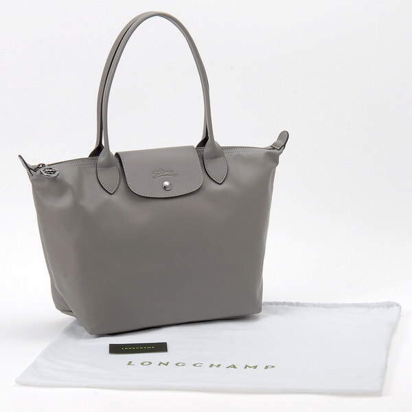 LONGCHAMP グレー ハンドバッグ　S LONGCHAMP ロンシャン ハンドバッグ グレー ル・プリアージュ