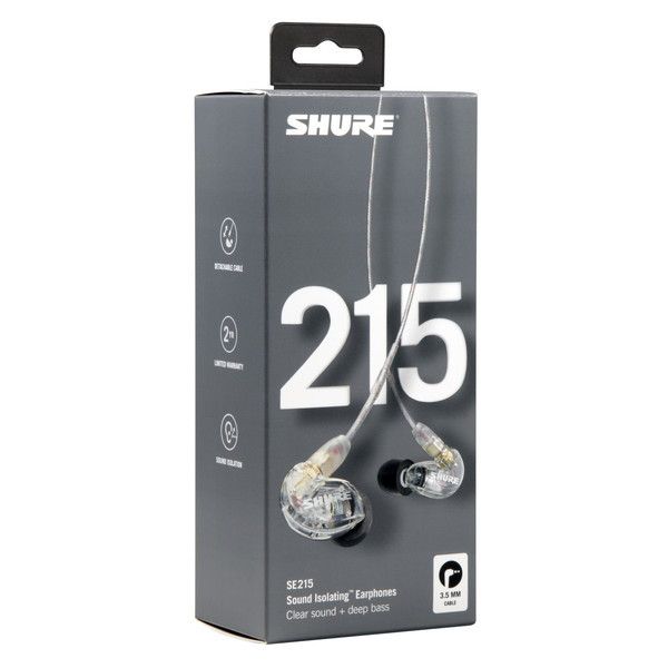 SHURE SE215-CL-A クリア [カナル型イヤホン] | 激安の新品・型落ち