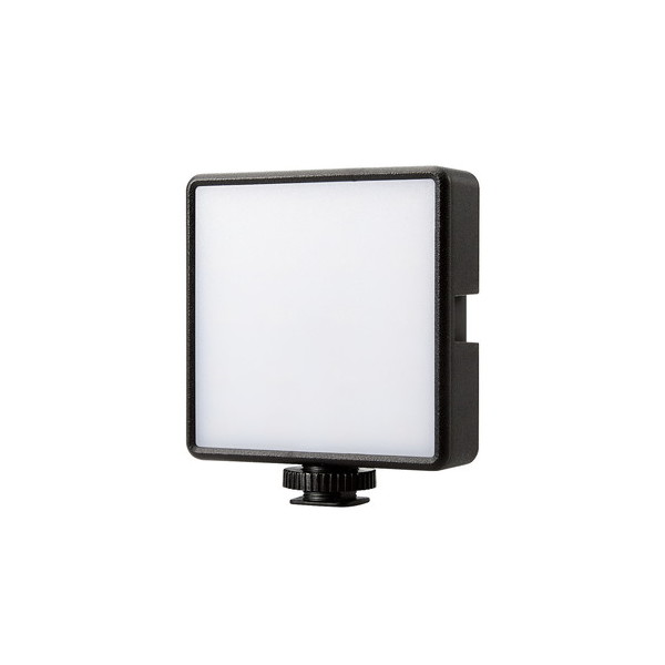 ELECOM DE-L05BK 撮影用ライト LEDビデオライト 四角形8×8cm 5段階調光