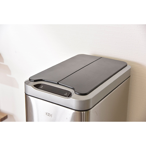 ゴミ箱 ダストボックス EK9277MT 30L センサー 自動開閉 自動感知 縦型 たて型 ふた付き オート EKO イーケーオー ECO ステンレス製 シルバー 人気 おすすめ サンコウ 0036516 EK9277MT 30L ダストBOX | 激安の新品・型落ち