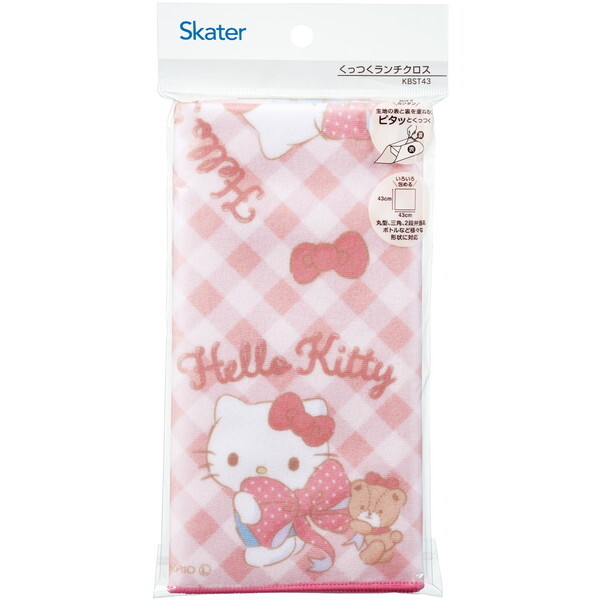 スケーター KBST43 ハローキティ ビッグリボン くっつくランチクロス