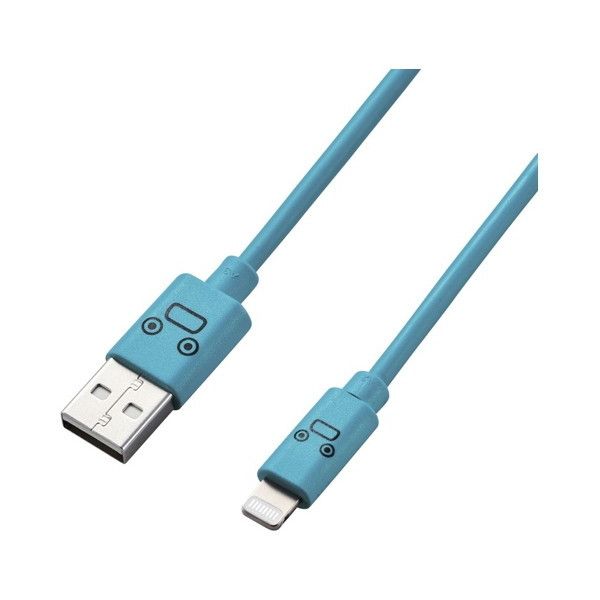 ELECOM MPA-FUAL12CBU ブルー Lightningケーブル カラフル 1.2m