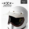 RIDEZ xXx(Triple Cross) VISOR WHITE [バイク用バイザー]