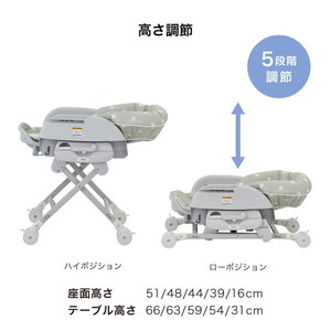 KATOJI スイングハイローラック ピッコロ バニラ 03518 新生児～生後48