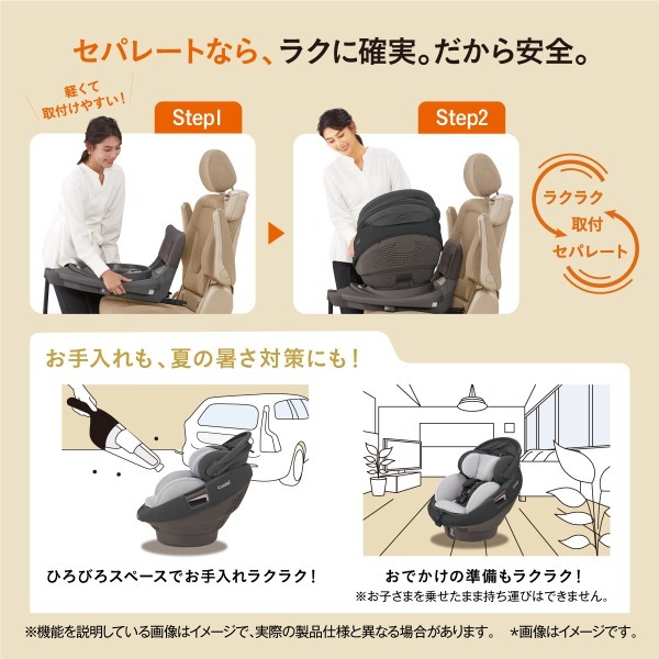Combi コンビ ホワイトレーベル THE S ISOFIX エッグショック ZC-720