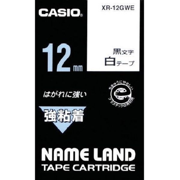 CASIO(JVI) XR-12GWE Fe[v  [l[hpe[vJ[gbW S^Cv 12mm]