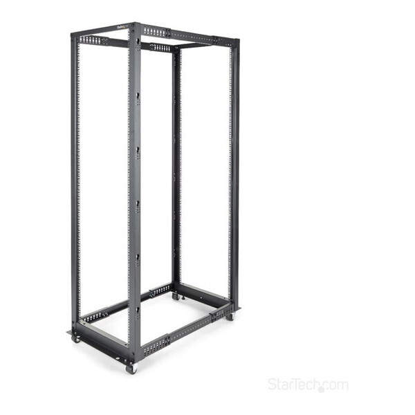 StarTech 4POSTRACK42 ubN [T[o[bN (I[vt[^/42U/4|Xg/19C`/s56.0`101.7cm/ÓIω׏d600kg/EIA/ECA-310-E/LX^[&AWX^[r)]