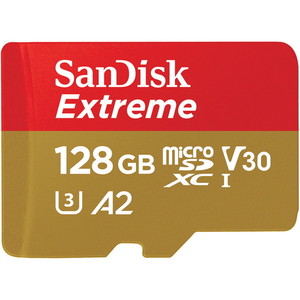SANDISK SDSQXAA-128G-JN3MD エクストリーム microSDXC UHS-I カード 128GB