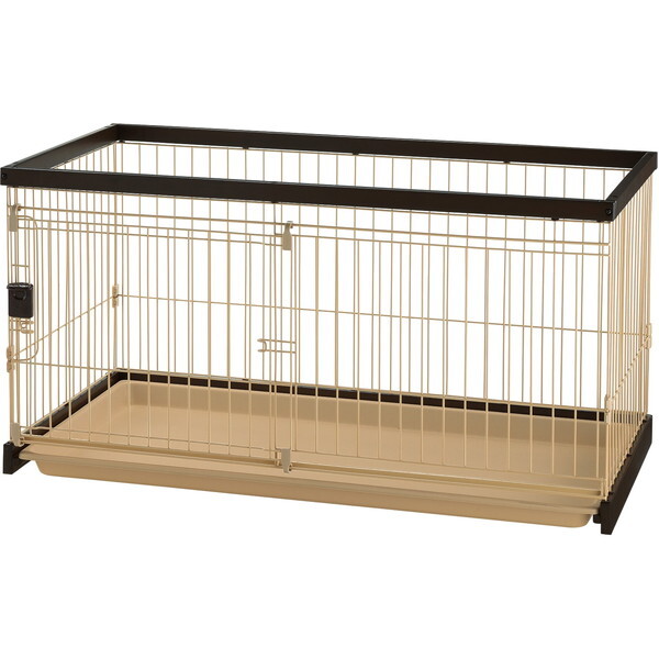 リッチェル 木製お掃除簡単ペットサークル 120-60 (犬小屋