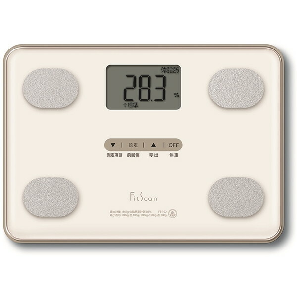 TANITA FS-102-WH i`zCg FitScan(tBbgXL) [̑gv]