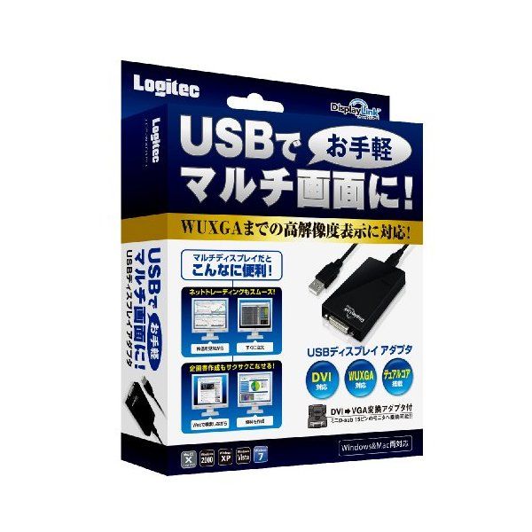 ロジテック USBディスプレイアダプタ LDE-SX015U