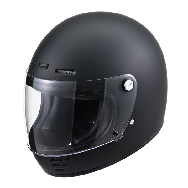 フルフェイスヘルメット マットブラック　Mサイズ RIDEZ Xヘルメット バイク用フルフェイスシールド付き マッドブラック