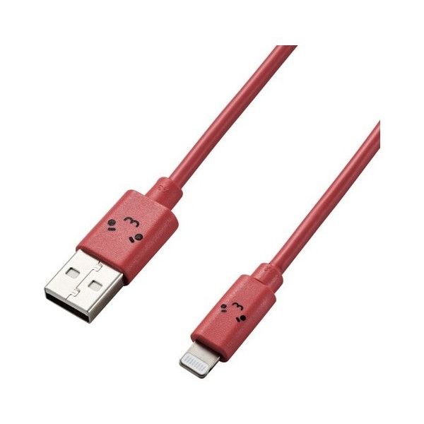 ELECOM MPA-FUAL12CRD レッド Lightningケーブル カラフル 1.2m