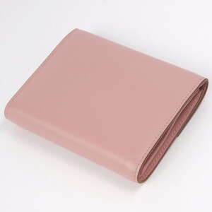 MIU MIU ピンクレザー 三つ折り財布 MIU MIU ミュウミュウ 三つ折り財布 ピンク 5MH040 2CV6 F04AN BI FOLD