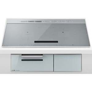 ●三菱 IHクッキングヒーター【CS-A207-B】マットブラック/クリアブラック ビルトイン型 3口IH CROSS+TOPシリーズ 75cmワイドトップ 単相200V〔HI〕 MITSUBISHI CS-A207-B マットブラック/クリアブラック CROSS+TOP