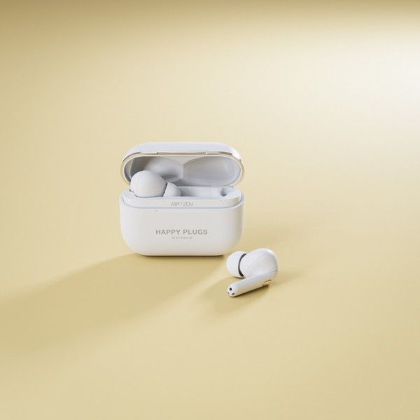 ヘッドホン happy plugs AIR 1 WHITE Happy Plugs - Air 1 ANC In Ear Headphones - White - Can-Am