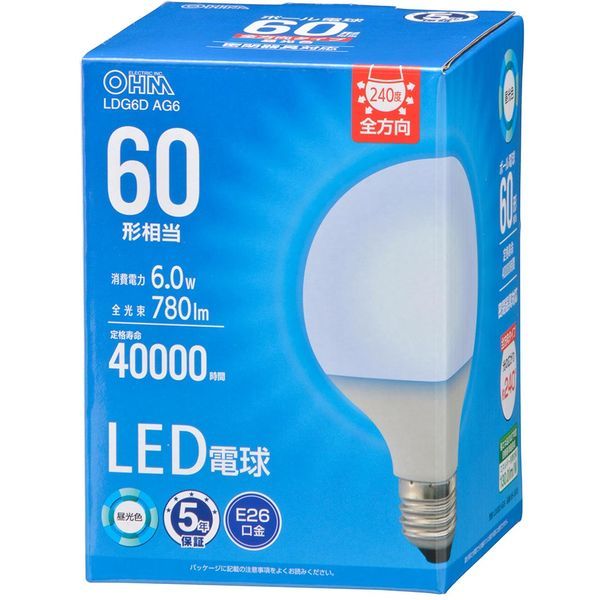 �I�[���d�@ LDG6D AG6 [LED�d�� �{�[���d���`E26 60�`���� G95�����F]