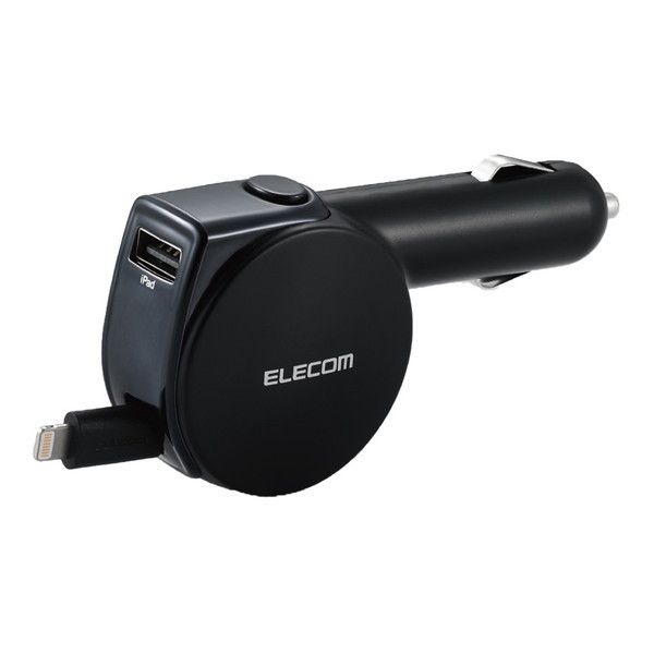 ELECOM MPA-CCL04BK VK[`[W[ [90cm+USBA|[g 4.8A CWP[^[t ubN