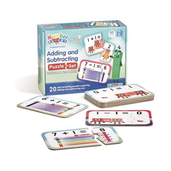 Learning Resources 95402 Numberblocks Adding and Subtracting Puzzle Set