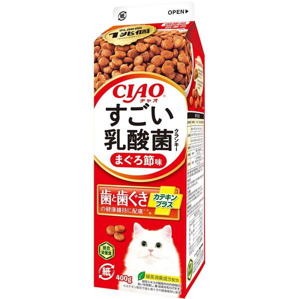 いなばペットフード CIAOすごい乳酸菌クランキー牛乳パック まぐろ節味 400g | 激安の新品・型落ち・アウトレット 家電 通販 XPRICE -  エクスプライス (旧 PREMOA - プレモア)