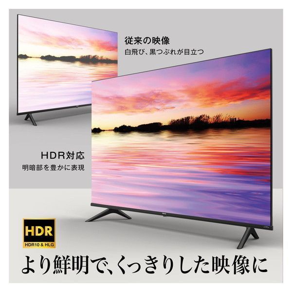 Hisense 65E6G [65V型 地上・BS・CSデジタル 4K内蔵 液晶テレビ