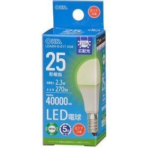 アイリスオーヤマ LDA2L-G-E17-FC [LEDミニクリプトン球 E17 25W相当