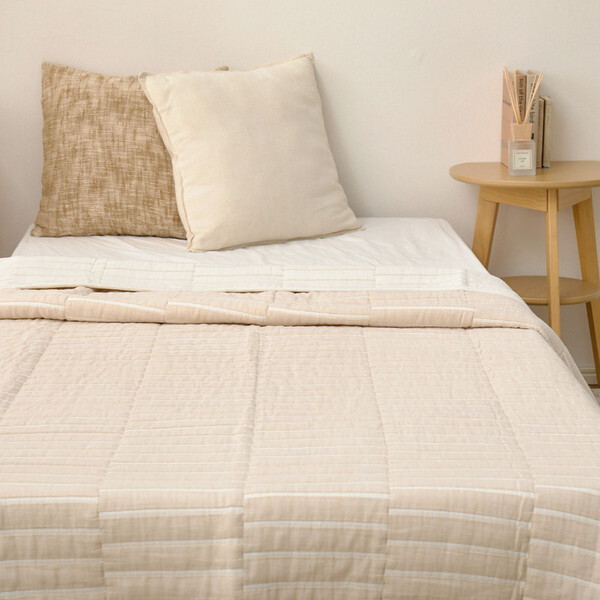 ���� 270104411 �f�U�C���K�[�[�P�b�g �_�u�� ��180×200cm ���C�� �x�[�W��