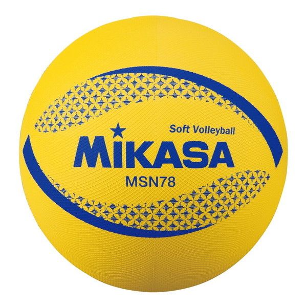 MIKASA MSN78-Y [ソフトバレー(検定球)円周78cm 約210g 黄]