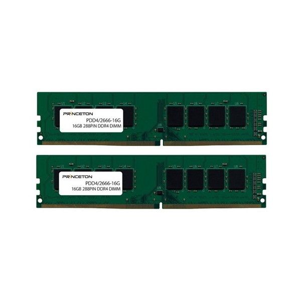 princeton PDD4/2666-16GX2 288pin DDR4 DIMM [デスクトップ用メモリ