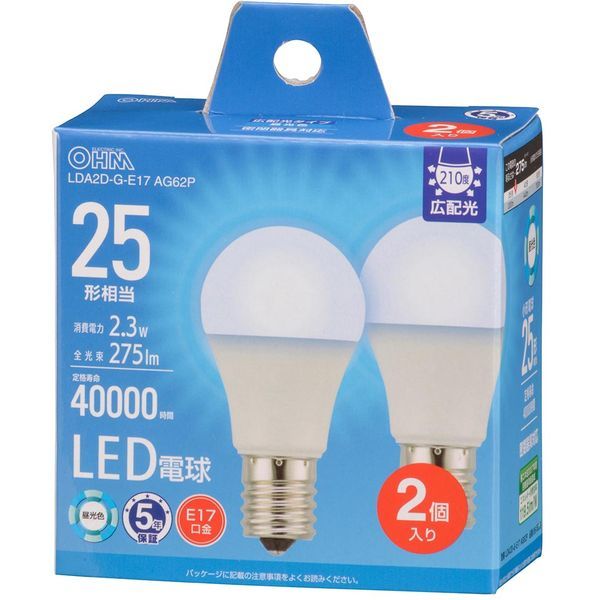 I[d@ LDA2D-G-E17 AG62P [LEDd `E17 25` F 2]