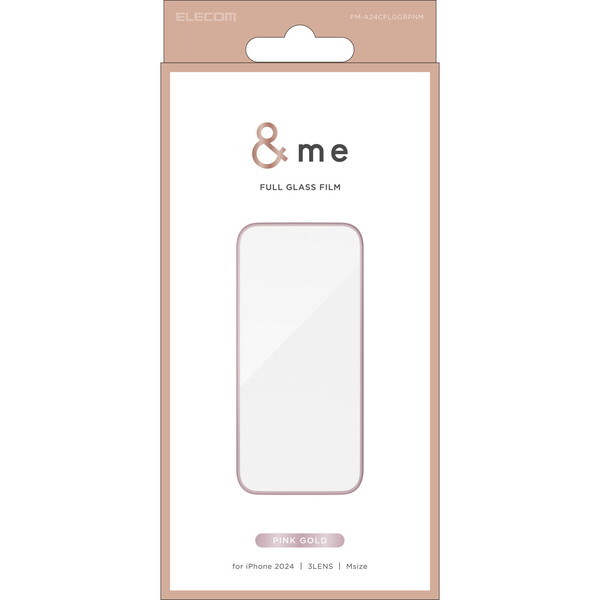 ELECOM PM-A24CFLGGRPNM ^bNJ[t[ &me [iPhone16 Pro KXtB tKX ]