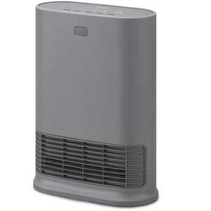 アイリスオーヤマ ACH-LW12A-H グレー [大風量セラミックファンヒーター Wセンサー付]