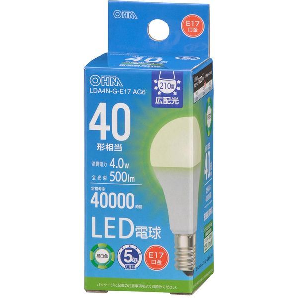 �I�[���d�@ LDA4N-G-E17 AG6 [LED�d�� ���`E17 40�`���� �����F]