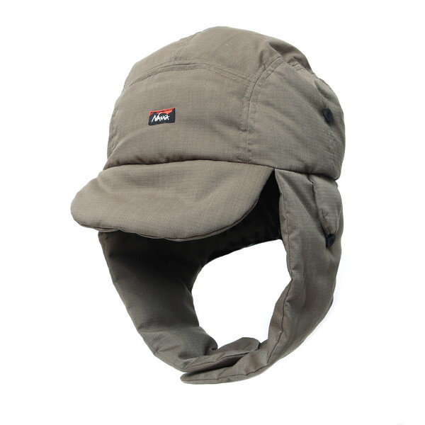 ナンガ HINOC RIPSTOP DOWN EAR FLAP CAP AMG FREE NA2441-3B101-A N0002980 NANGA [キャップ] NANGA ナンガ HINOC RIPSTOP DOWN EAR FLAP CAP AMG FREE NA2441-3B101