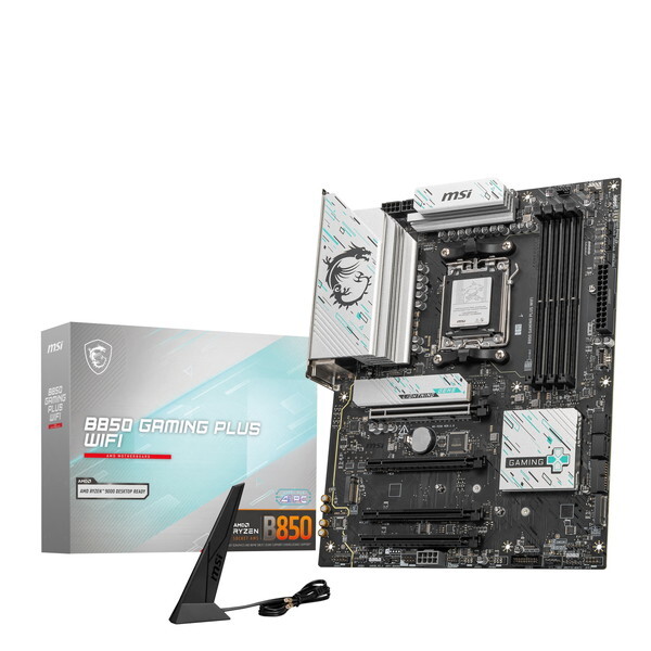 AMD Ryzen 7 9800X3D CPU + MSI B850 GAMING PLUS WIFI ATX