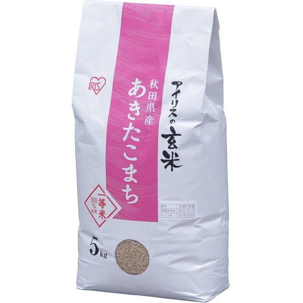 アイリスオーヤマ 【令和6年産】玄米 秋田県産あきたこまち 10kg(5kg×2