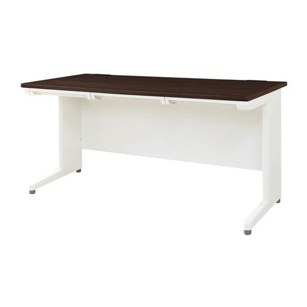 �y�@�l����z Netforce LHD-147-W-WH-DBR �V�_�[�N�u���E�� �{�̃z���C�g [���� (W1400mm)]
