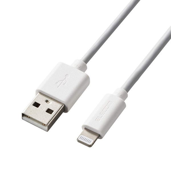 ELECOM MPA-UALO10WH LightningP[u X^_[h 1.0m zCg