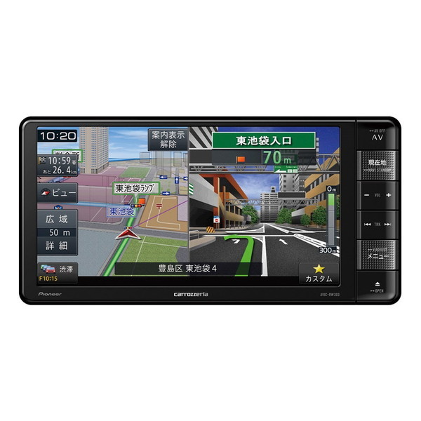 AVIC-RW812-D PIONEER 楽ナビ 7V型200mmワイド フルセグチューナー AV