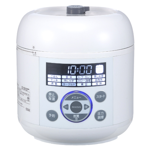 MAXZEN MEPC-TX301-WH �z���C�g [�d�C���͓� (2L)]