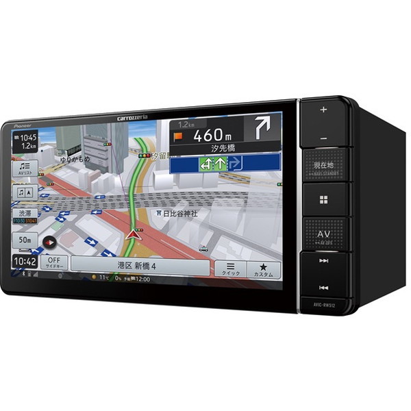 PIONEER AVIC-RW512 カロッツェリア 楽ナビ [7型ワイド フルセグ AV一