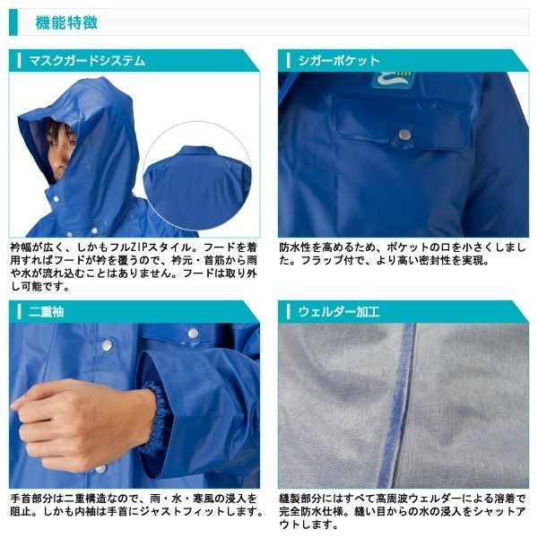 LOGOS エイム・アクティバ ジャンパー ブルー L No.12600152 | 激安の