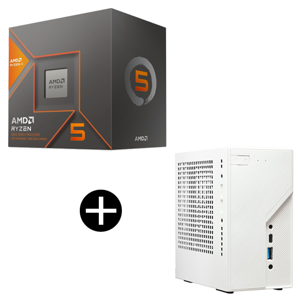 AMD Ryzen 5 8600G BOX With Wraith Stealth Cooler CPU + ASRock