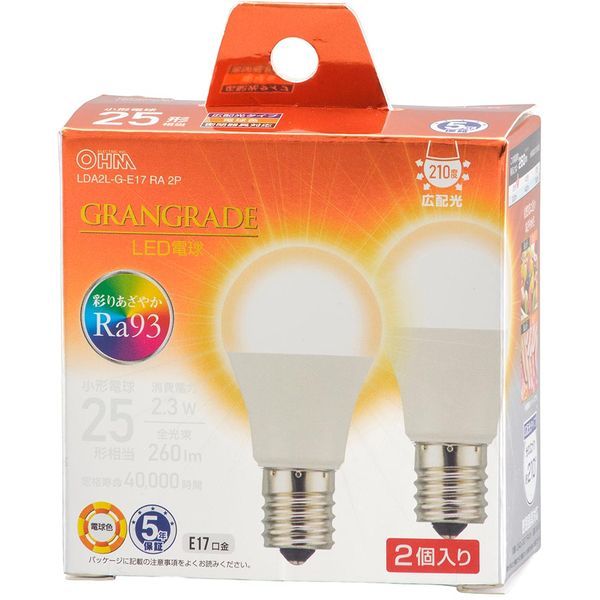 �I�[���d�@ LDA2L-G-E17 RA 2P [LED�d�� ���`E17 25�`���� �d���F 2��]