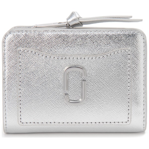 MARC JACOBS �}�[�N�W�F�C�R�u�X ��܂���z �V���o�[ 2F4SMP065S02 040 MINI COMPACT WALLET SILVER �y���s�A���i�z