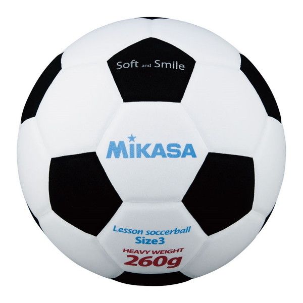 MIKASA SF326-WBK 白/黒 [スマイルサッカーボール3号 約260g]