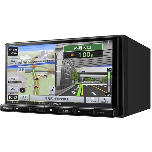 PIONEER AVIC-RZ112 カロッツェリア 楽ナビ [7型ワイド AV一体型メモリーナビゲーション]