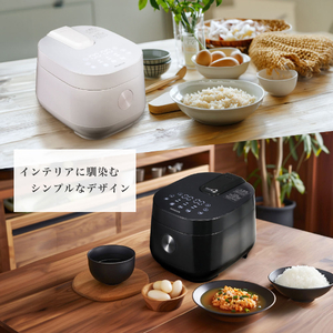 新品未使用　新色 ブラック 4合炊飯器 8メニュー MAXZEN 炊飯器 4合炊き 一人暮らし用 MIH-TX401-BK IH炊飯器