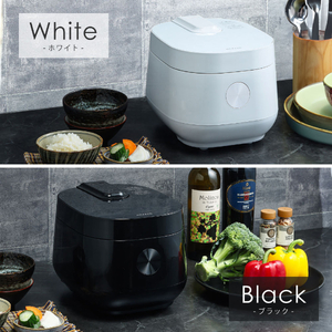 炊飯器　確認用 MAXZEN MRC-TX401-WH ホワイト [マイコン式炊飯器(4合炊き