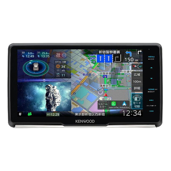 彩速ナビ ケンウッドMDV-D311 7インチ 2024年製 カーナビ
